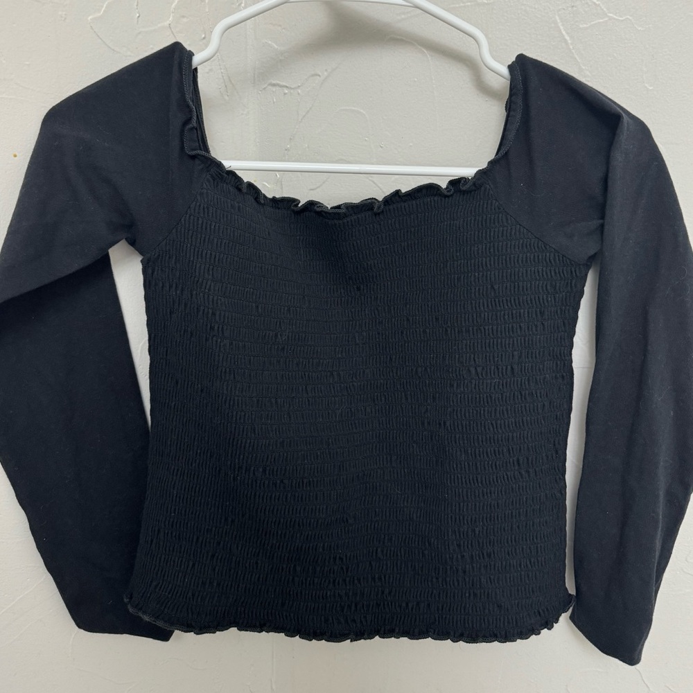 Hollister long sleeve off the shoulder blouse